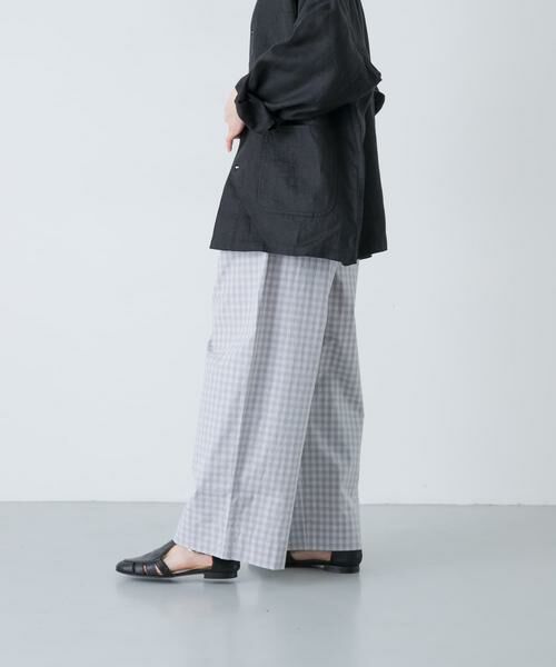 かぐれ / かぐれ その他パンツ | ギンガムタックワイドパンツ | 詳細4