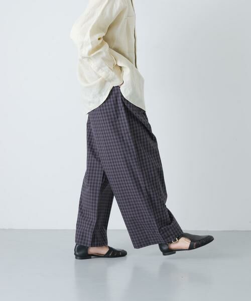 かぐれ / かぐれ その他パンツ | ギンガムタックワイドパンツ | 詳細16