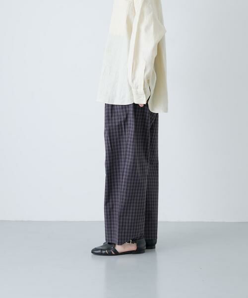 かぐれ / かぐれ その他パンツ | ギンガムタックワイドパンツ | 詳細17