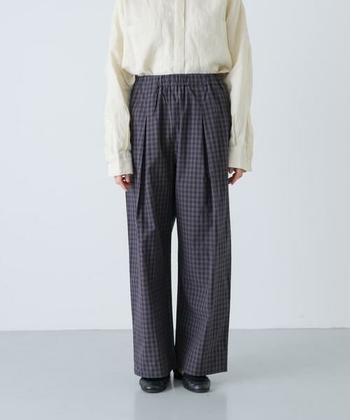 かぐれ / かぐれ その他パンツ | ギンガムタックワイドパンツ | 詳細21