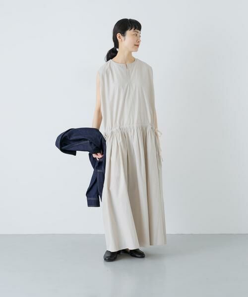 かぐれ / かぐれ ワンピース | タイプライターギャザーワンピース（アイボリー）