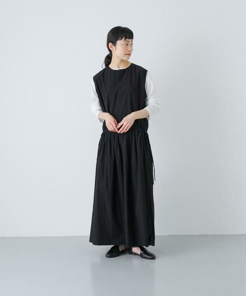 かぐれ / かぐれ ワンピース | タイプライターギャザーワンピース（ブラック）