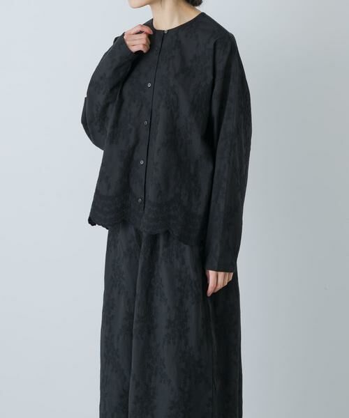 かぐれ / かぐれ シャツ・ブラウス | エンブロイダリーブラウス（ブラック）