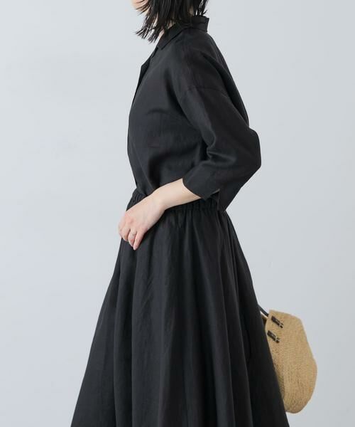 かぐれ / かぐれ シャツ・ブラウス | リネン半袖オープンカラーシャツ | 詳細19