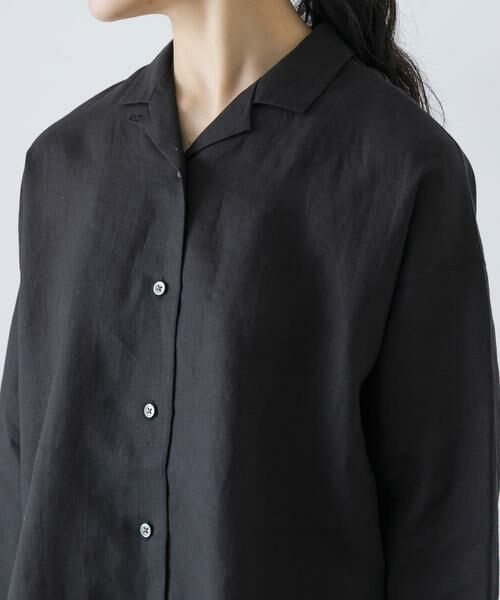 かぐれ / かぐれ シャツ・ブラウス | リネン半袖オープンカラーシャツ | 詳細29