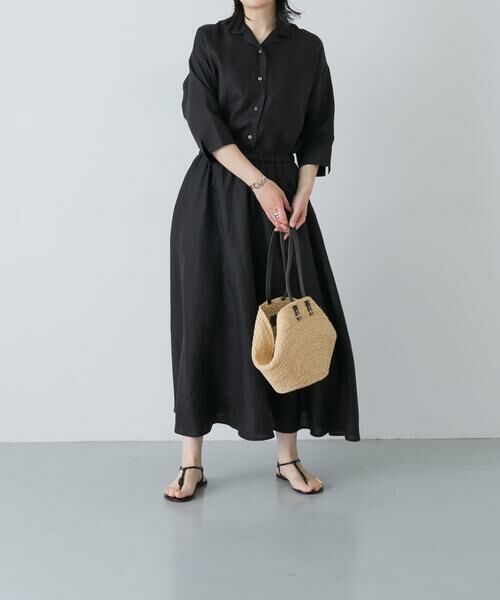 かぐれ / かぐれ シャツ・ブラウス | リネン半袖オープンカラーシャツ | 詳細20