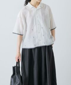 かぐれ / かぐれ シャツ・ブラウス | ジャムダニオープンカラーシャツ