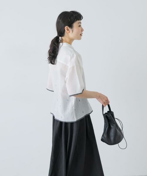 かぐれ / かぐれ シャツ・ブラウス | ジャムダニオープンカラーシャツ | 詳細3