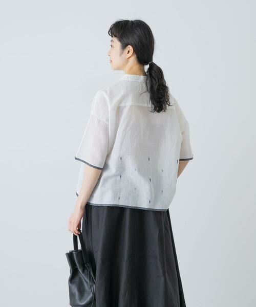 かぐれ / かぐれ シャツ・ブラウス | ジャムダニオープンカラーシャツ | 詳細4