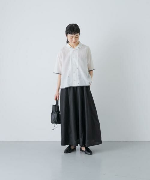 かぐれ / かぐれ シャツ・ブラウス | ジャムダニオープンカラーシャツ | 詳細6