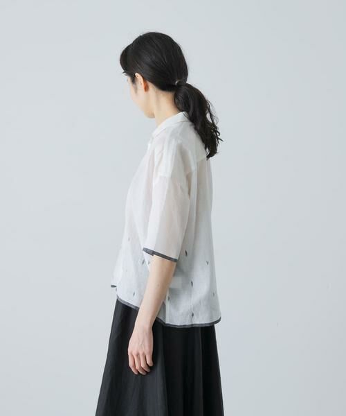 かぐれ / かぐれ シャツ・ブラウス | ジャムダニオープンカラーシャツ | 詳細9