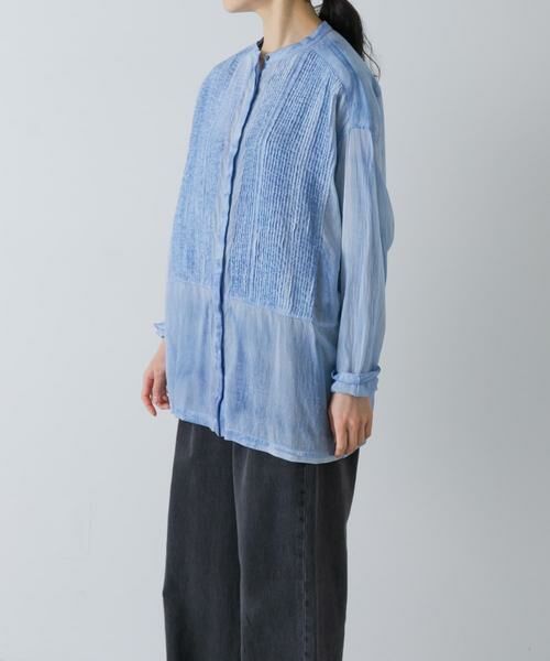 かぐれ / かぐれ シャツ・ブラウス | ピグメントダイボザムシャツ | 詳細1
