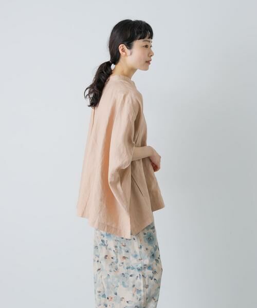 かぐれ / かぐれ シャツ・ブラウス | リネンスクエアケープシャツ | 詳細2