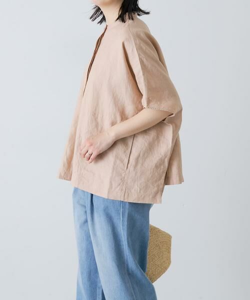 かぐれ / かぐれ シャツ・ブラウス | リネンスクエアケープシャツ | 詳細6