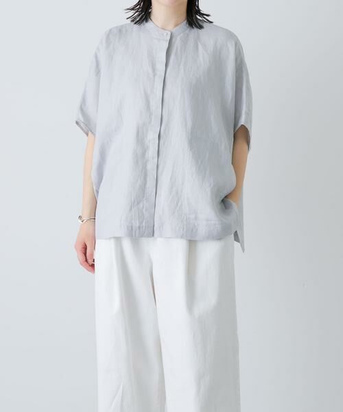 かぐれ / かぐれ シャツ・ブラウス | リネンスクエアケープシャツ | 詳細26