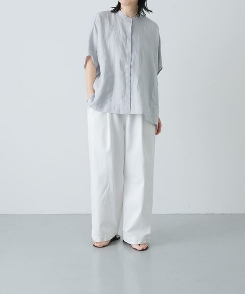 かぐれ / かぐれ シャツ・ブラウス | リネンスクエアケープシャツ | 詳細28