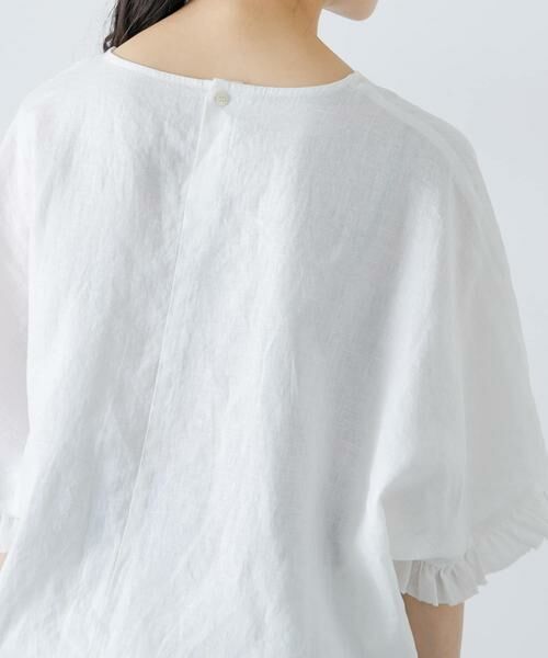 かぐれ / かぐれ シャツ・ブラウス | リネンフリルスリーブプルオーバー | 詳細13
