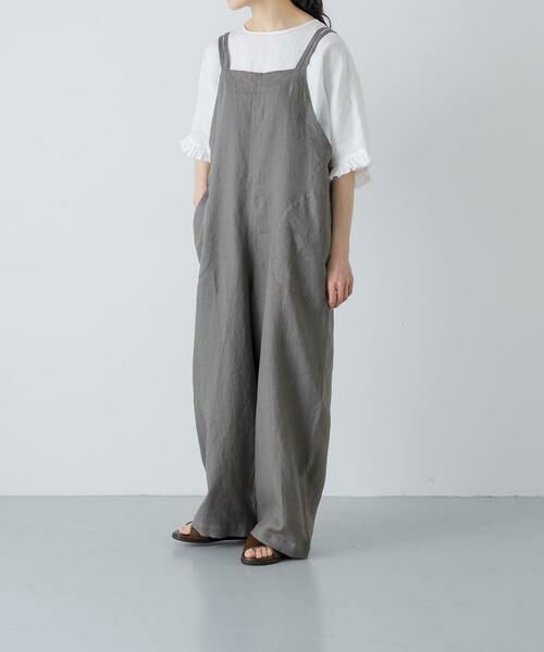 かぐれ / かぐれ シャツ・ブラウス | リネンフリルスリーブプルオーバー | 詳細6