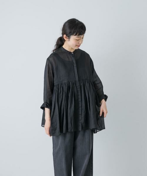 かぐれ / かぐれ シャツ・ブラウス | ラミーギャザーブラウス | 詳細1