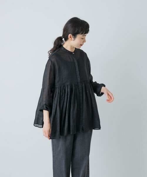 かぐれ / かぐれ シャツ・ブラウス | ラミーギャザーブラウス | 詳細2