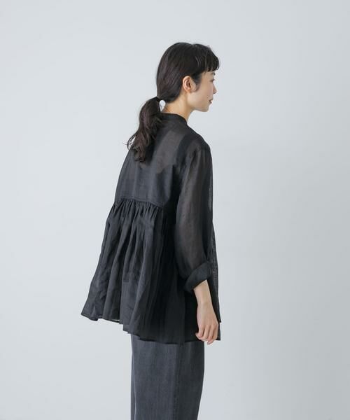 かぐれ / かぐれ シャツ・ブラウス | ラミーギャザーブラウス | 詳細4