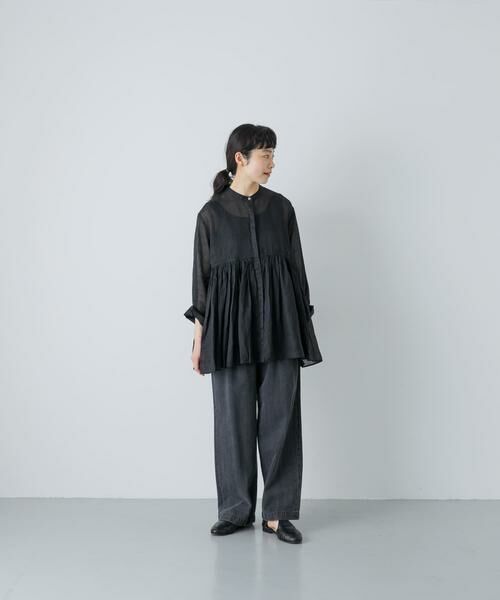 かぐれ / かぐれ シャツ・ブラウス | ラミーギャザーブラウス | 詳細5