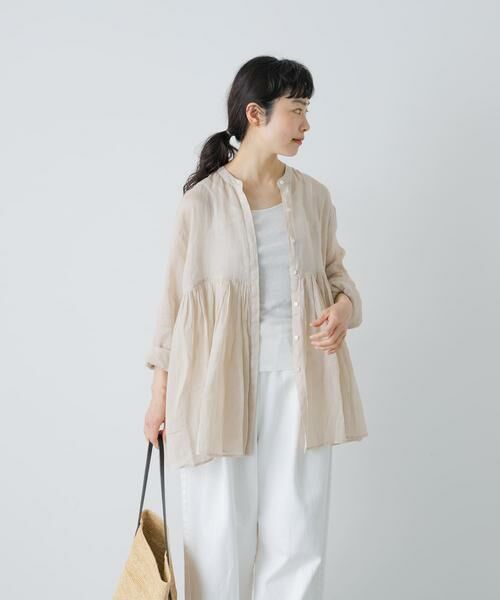 かぐれ / かぐれ シャツ・ブラウス | ラミーギャザーブラウス | 詳細14
