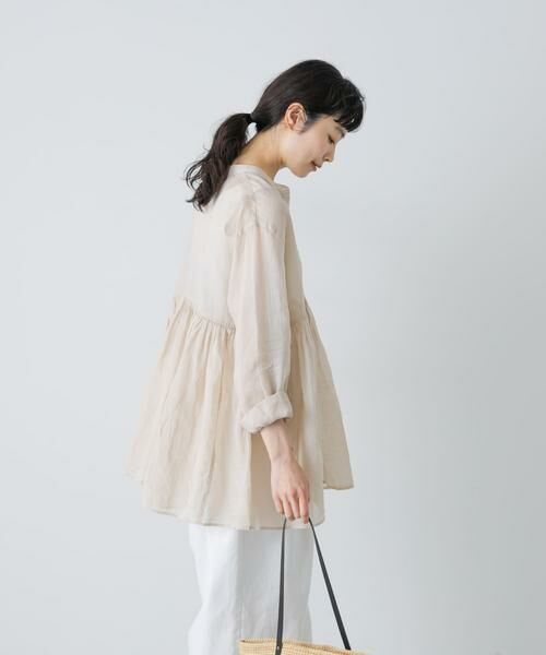 かぐれ / かぐれ シャツ・ブラウス | ラミーギャザーブラウス | 詳細15