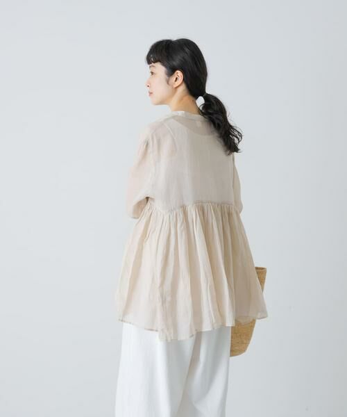 かぐれ / かぐれ シャツ・ブラウス | ラミーギャザーブラウス | 詳細16