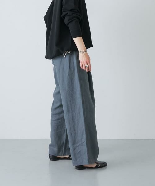 かぐれ / かぐれ その他パンツ | リネンストレートイージーパンツ | 詳細1