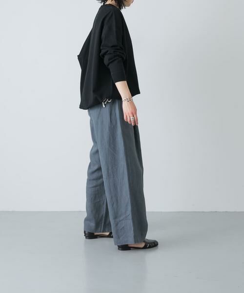 かぐれ / かぐれ その他パンツ | リネンストレートイージーパンツ | 詳細3
