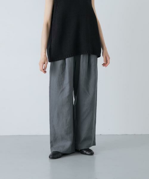 かぐれ / かぐれ その他パンツ | リネンストレートイージーパンツ | 詳細5