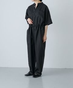 かぐれ / かぐれ サロペット・オールインワン | リネンハーフスリーブオールインワン