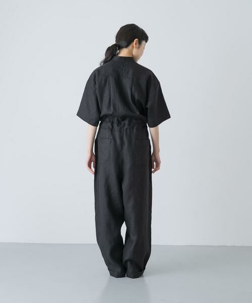 かぐれ / かぐれ サロペット・オールインワン | リネンハーフスリーブオールインワン | 詳細10