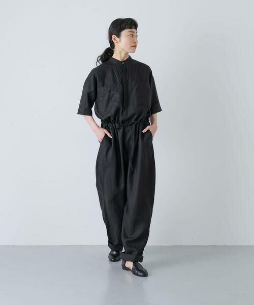 かぐれ / かぐれ サロペット・オールインワン | リネンハーフスリーブオールインワン | 詳細5