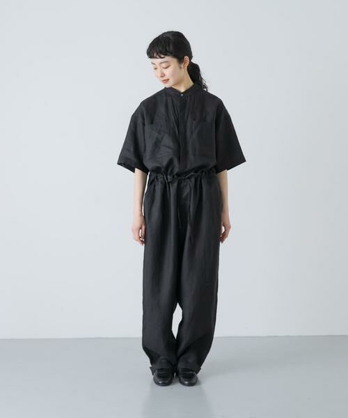 かぐれ / かぐれ サロペット・オールインワン | リネンハーフスリーブオールインワン | 詳細8