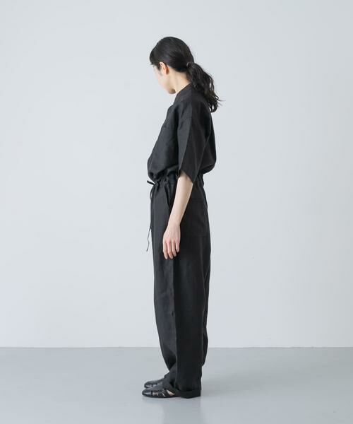 かぐれ / かぐれ サロペット・オールインワン | リネンハーフスリーブオールインワン | 詳細9