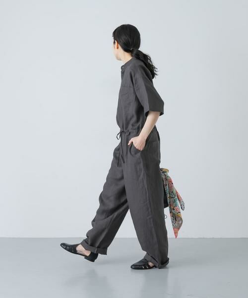 かぐれ / かぐれ サロペット・オールインワン | リネンハーフスリーブオールインワン | 詳細22