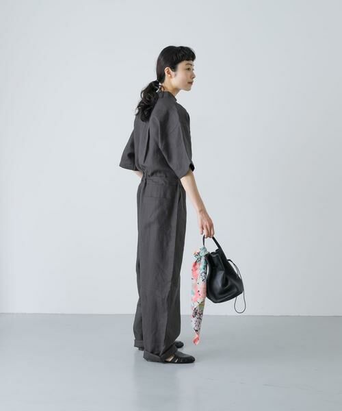 かぐれ / かぐれ サロペット・オールインワン | リネンハーフスリーブオールインワン | 詳細26