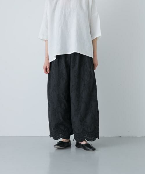 かぐれ / かぐれ その他パンツ | エンブロイダリーギャザーパンツ | 詳細20