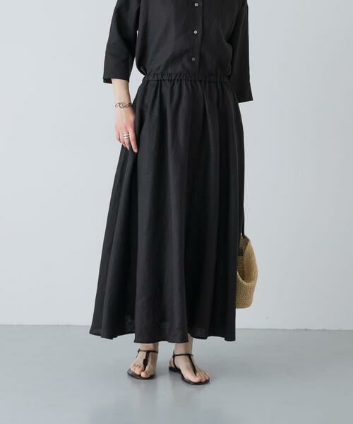 かぐれ / かぐれ スカート | リネンフレアスカート | 詳細24