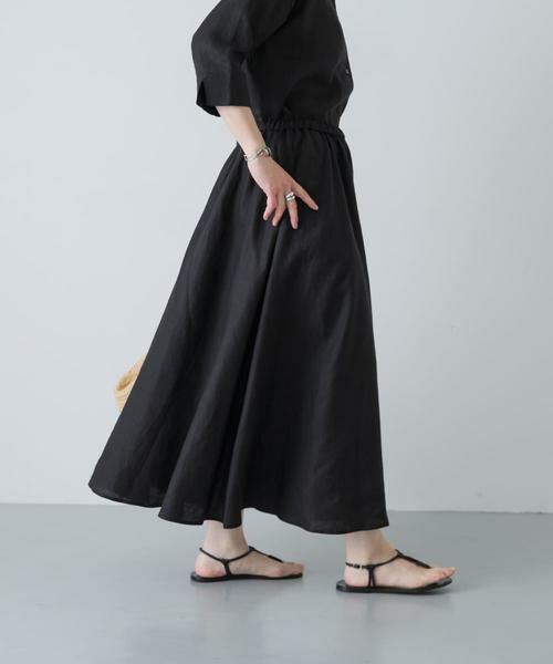 かぐれ / かぐれ スカート | リネンフレアスカート | 詳細25