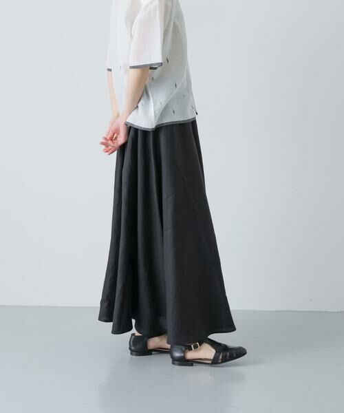 かぐれ / かぐれ スカート | リネンフレアスカート | 詳細29