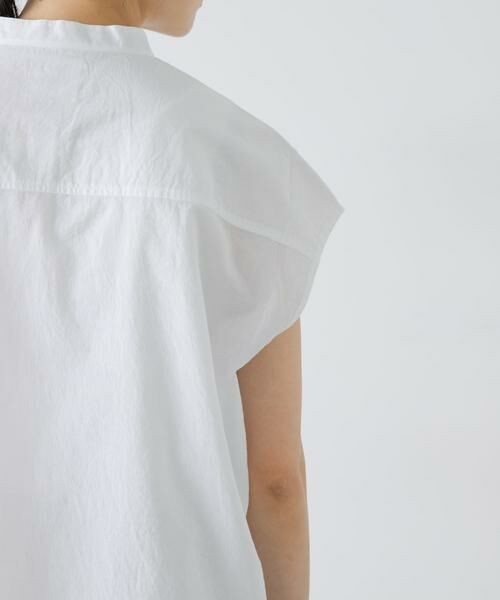 かぐれ / かぐれ シャツ・ブラウス | maison de soil　BANDED COLLAR EMB SHIRT | 詳細12