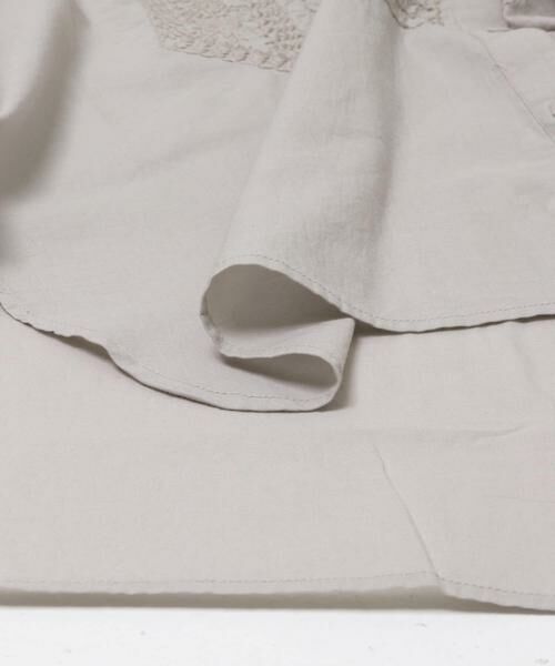 かぐれ / かぐれ シャツ・ブラウス | maison de soil　BANDED COLLAR EMB SHIRT | 詳細17
