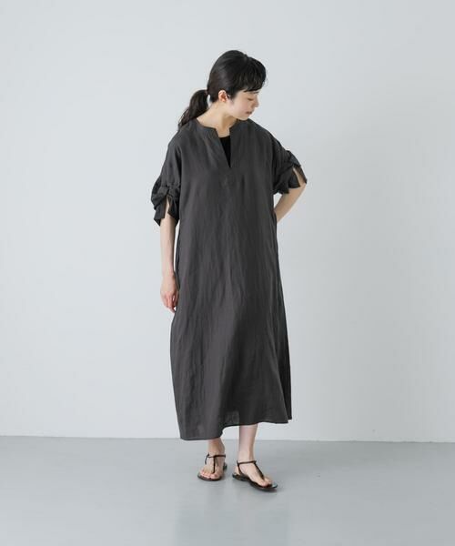 かぐれ / かぐれ ワンピース | TICCA　リネンツイストスリーブワンピース | 詳細1