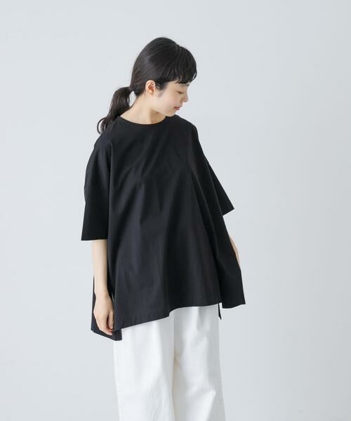 かぐれ / かぐれ Tシャツ | オーバークルーネックカットソー（ブラック）
