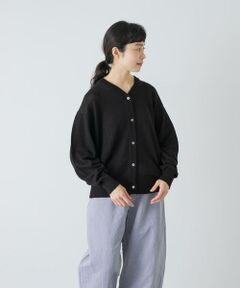かぐれ / かぐれ カーディガン・ボレロ | リネンコットンＶネックカーディガン