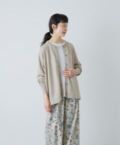 かぐれ / かぐれ カーディガン・ボレロ | リネンワイドクルーネックカーディガン