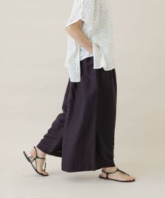 かぐれ / かぐれ その他パンツ | リネンレーヨンワイドギャザーパンツ